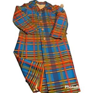 Woman’s Vintage Couture Specialties plaid quilted lined jacket fits like medium